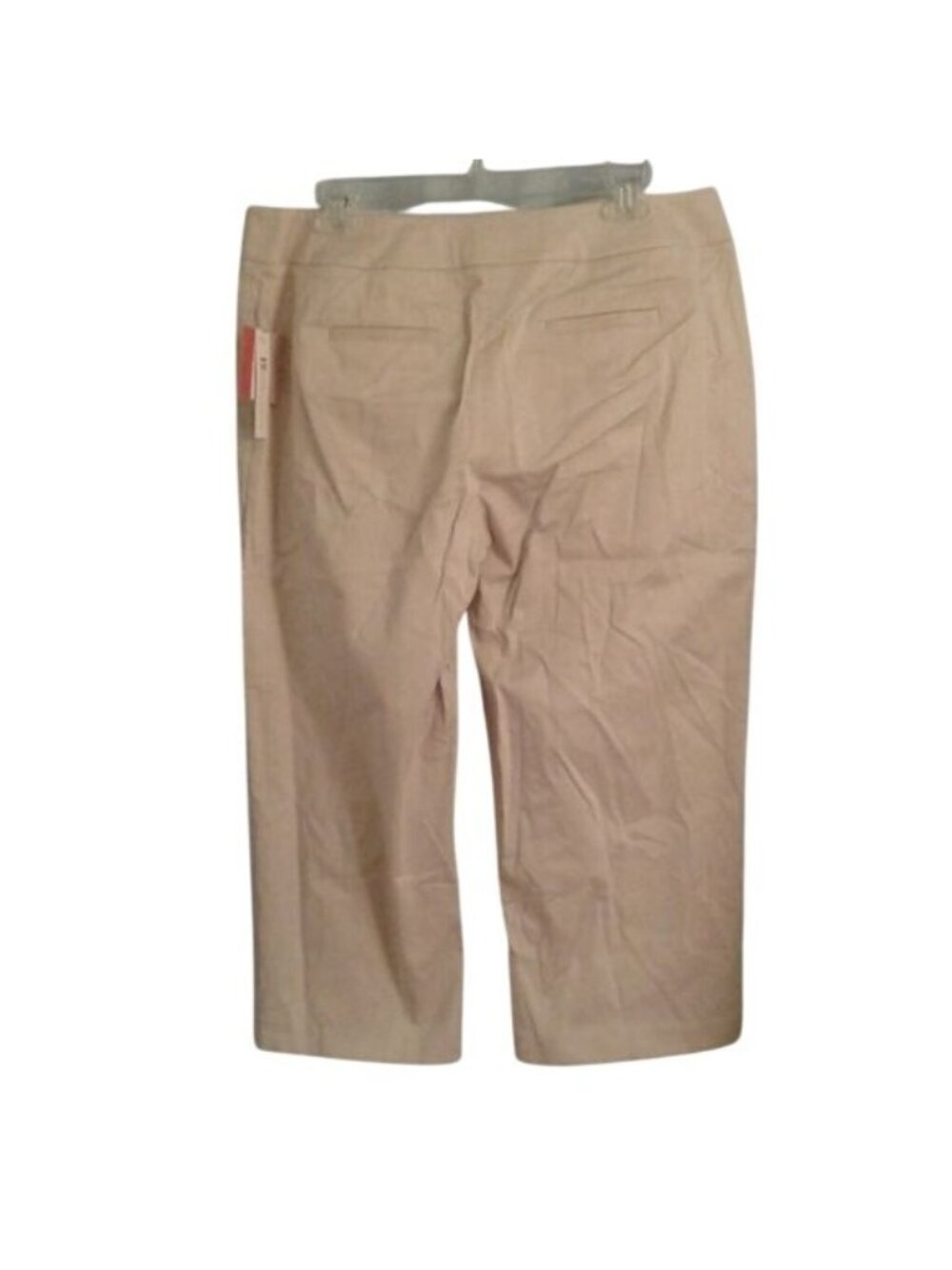 Croft & Barrow Size 16P Womens Khaki Capri Pants Petite Stretch New With Tags - Picture 5 of 8